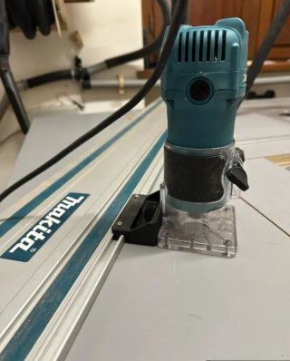 Adaptador Guia Fresadora Makita/Parkside