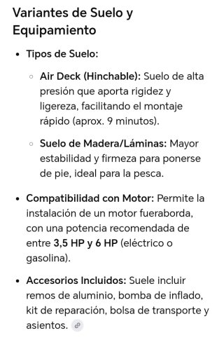 Barca hinchable tipo Zodiac
