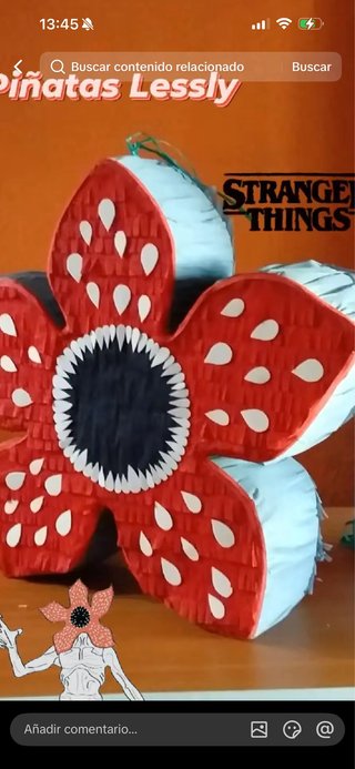 Piñata Demogorgon Stranger Things