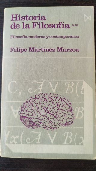 Historia de la filosofía II. Fil. Mod. y Contemp.