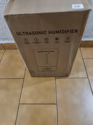 Humidificador Spider Farmer Negro/Amarillo