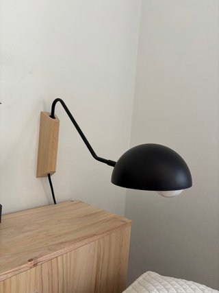 2 Lámparas de Pared SKLUM Madera y Metal