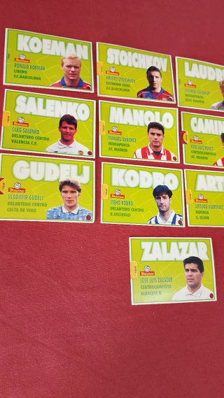 Lote 13 Cromos Magic Card Cracks Liga 94-95