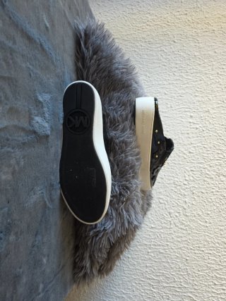 Mocasines Michael Kors Mujer Negros Flores Doradas