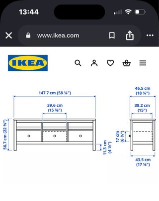 Mueble TV salón madera y blanco