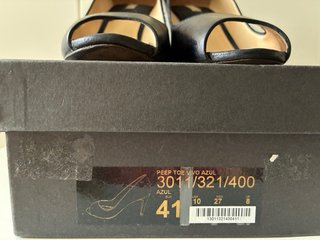 Zapatos Peep Toe Massimo Dutti Marino Talla 41