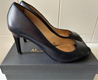 Zapatos Peep Toe Massimo Dutti Marino Talla 41