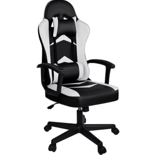 Silla Gaming Azul y Negra