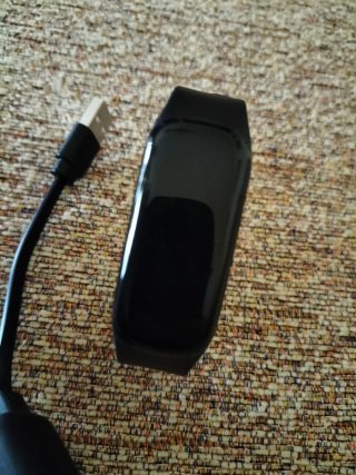 Reloj Inteligente Negro + Cargador