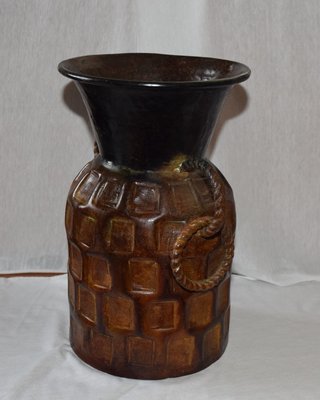 Jarra/Pote Metálico Decorativo