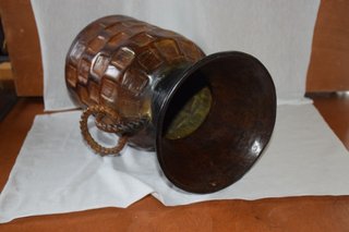 Jarra/Pote Metálico Decorativo