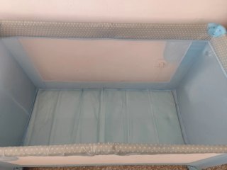 Cuna de viaje azul  Cuna + colchón 25€