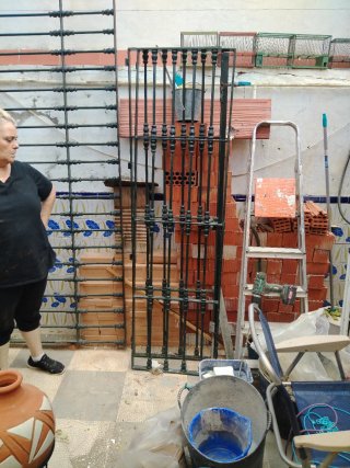 Cancelín de hierro macizo