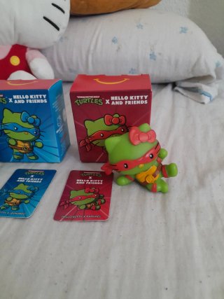 Figuras Hello Kitty x Tortugas Ninja