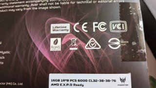 2x16GB DDR5 6000MHz cl32 RGB Vesta II