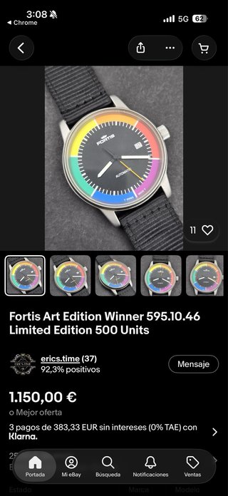 Reloj Fortis Art Edition Automatico Limited editio
