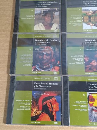 Lote 6 DVDs Descubrir el Hombre y la Naturaleza