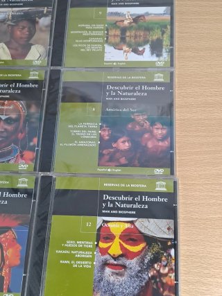 Lote 6 DVDs Descubrir el Hombre y la Naturaleza