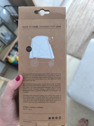 Funda impermeable para coche gemelar universal.
