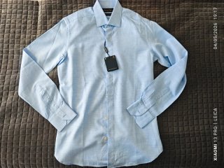 Camisa Massimo Dutti Azul Colección Especial