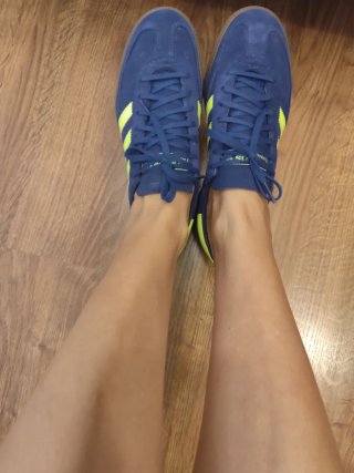 Zapatillas Adidas Spezial Talla 38 2/3 Azul/Amaril