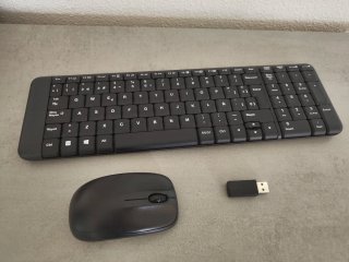 Teclado y Ratón Inalámbrico Logitech Negro