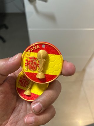 Llavero Mundial España Trofeo Copa