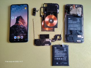 Xiaomi Mi 9 y piezas