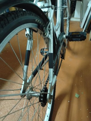 Bicicleta de paseo Mujer 26 Plata