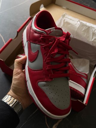 Nike Dunk Low Grigio Rosso