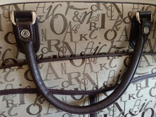 Bolso de viaje de mano con estampado