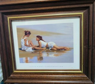Conjunto 3 Cuadros Lluis Ribas Playa