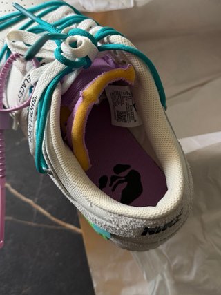 Nike Dunk Low x Off White Verde/Bianco