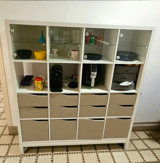 Struttura Kallax Ikea Bianca