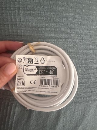 Cable Extensión Goobay CC 3m 5.5x2.1mm Blanco