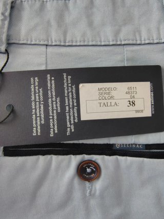 Bermudas Vestir Hombre Selimac Talla 38