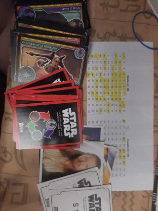 Star Wars Cromos y Cartas Varias Colecciones