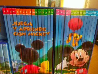 Colección La Casa de Mickey Mouse DVD y libros