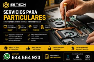Reparación de Ordenadores y Soporte Informático