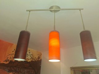 Lámpara de salón colgante 3 luces