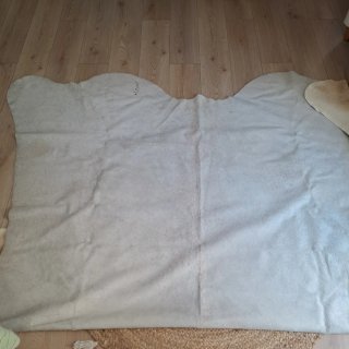 Alfombra Piel de Vaca Marrón y Blanca
