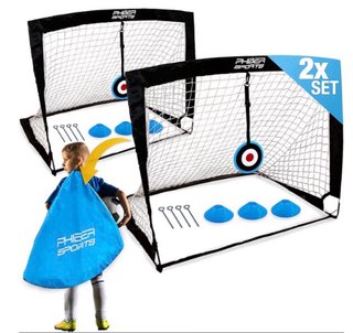 Set 2 Porte da Calcio Infantile Phiber Sports