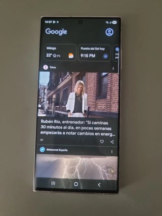 Schermo con cornice argentata per Samsung S23 Ultra