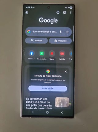 Schermo con cornice argentata per Samsung S23 Ultra