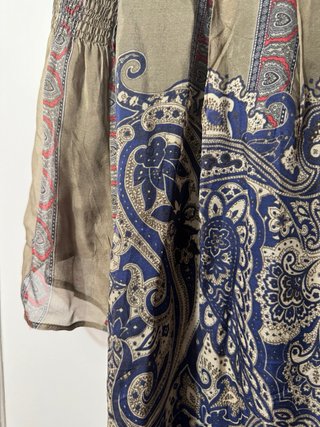 Vestido Zara gasa estampado
