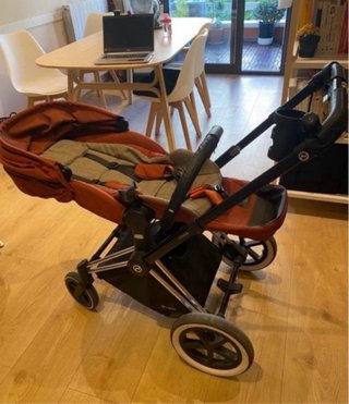 Carrito de bebe Cybex priam + huevito +regalos