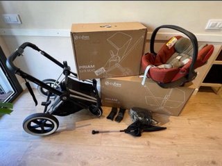 Carrito de bebe Cybex priam + huevito +regalos