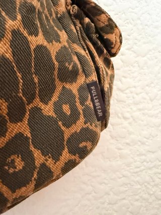 Bolso Animal Print Denim Pull&Bear