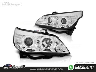 FAROS DELANTEROS OJOS DE ANGEL CCFL PARA BMW SERIE 5 E60 / E61 / BERLINA / TOURING