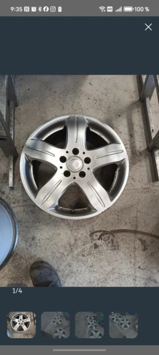 Llantas de aleación plateadas